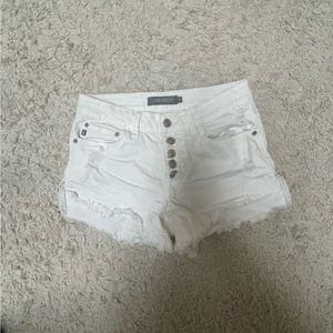 Size Small White JUSTUSA Jean Shorts